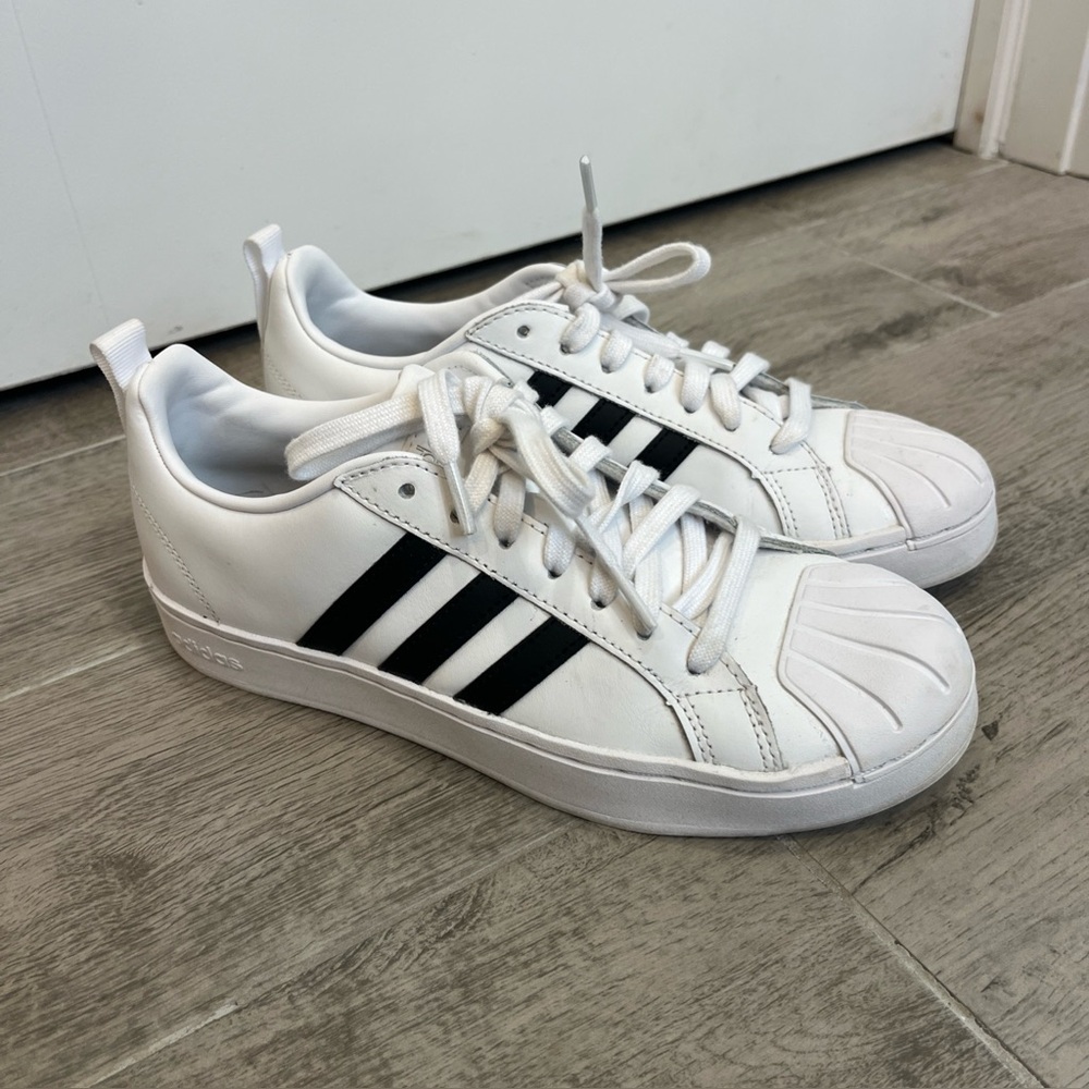 ADIDAS Women's Streetcheck Cloudfoam White‎ Black Shoes Sneakers GW5493 Size 7.5